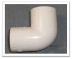 PVC Elbow Pipe Fitting, SCH 40 90 Degree For Cheap