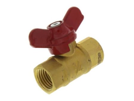 Winters SMV Series Mini Ball Valve 1 4  NPT FxF, T-Handle For Discount