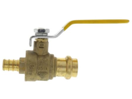 1  PEX x 1  PRESS Full Port Ball Valve With Lever Handle F1807 (Lead Free) Supply