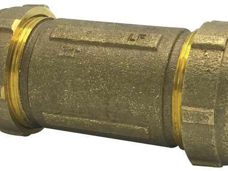 1 1 4  Short Brass Compression Coupling (Lead-Free) Cheap