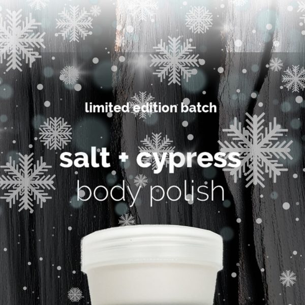 lujo bar Salt Cypress Body Polish | 100% Natural, Phthalates Free, Cruelty Free Online Hot Sale