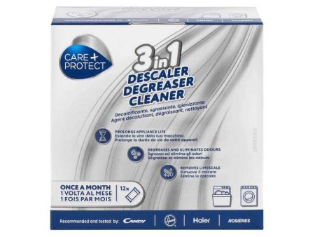 Care + Protect 3 in 1 Washing Machine and Dishwasher Descaler Degreaser and Cleaner For Cheap