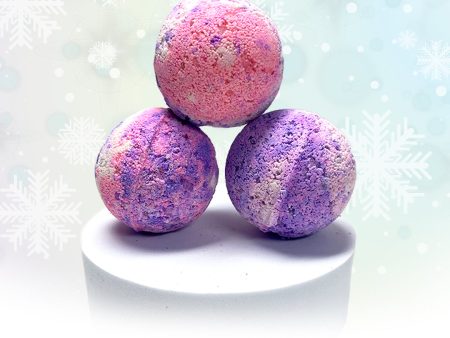 lujo bar Lavender Orchid Mini Bath Bombs | 3 pack | Phthalates Free, Vegan Friendly Online Hot Sale