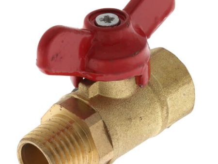 Winters SMV Series Mini Ball Valve 1 4  NPT FxM, T-Handle For Discount