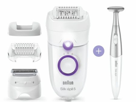 Эпилятор Braun Silk epil 5 SE 5-825P типа 5340 для сухой эпиляции с двумя режимами скорости с питанием от сети Online now