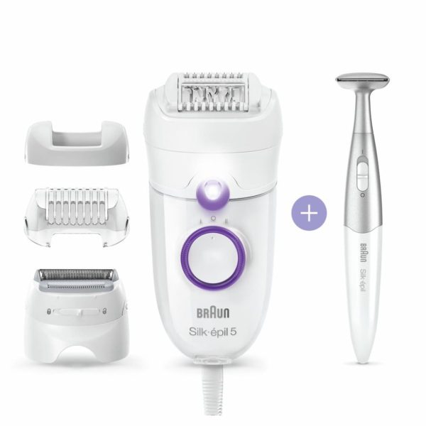 Эпилятор Braun Silk epil 5 SE 5-825P типа 5340 для сухой эпиляции с двумя режимами скорости с питанием от сети Online now