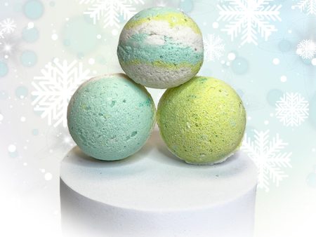 lujo bar Cane + Mint Mini Bath Bombs | 3 pack | Phthalates Free, Vegan Friendly Hot on Sale