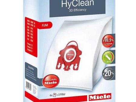 Miele Genuine FJM HyClean 3D Efficiency 4 Pack Dust Bag & Filters For Cheap