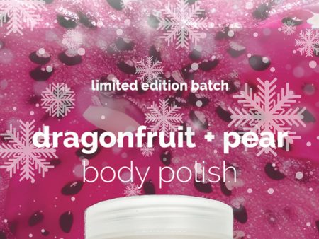 lujo bar Dragonfruit Pear Body Polish | 100% Natural, Phthalates Free, Cruelty Free Sale