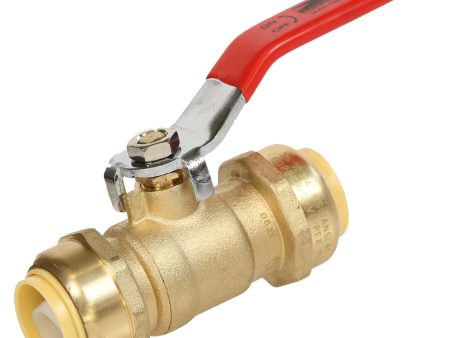 3 4  Push x Push Ball Valve - Push-Fit Water Shut Off (Lead-Free) on Sale