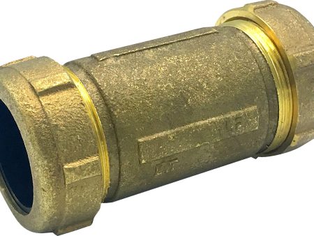 1 1 2  Long Brass Compression Coupling (Lead-Free) Sale