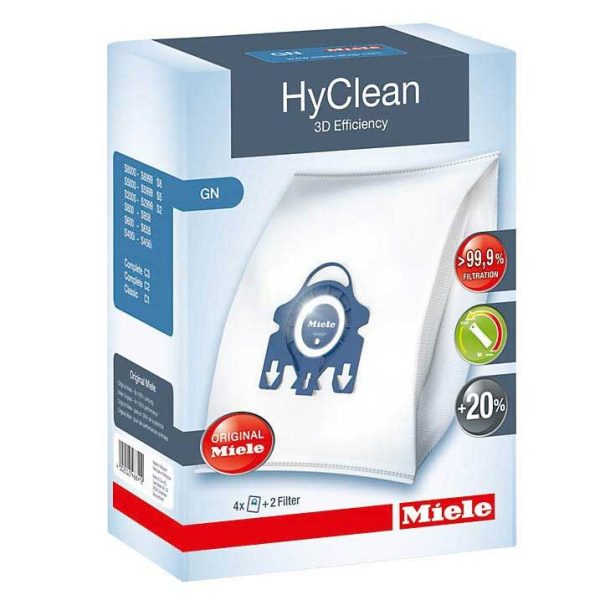 Miele Genuine GN HyClean 3D Efficiency 4 Dust Bag & Filter Pack Online Sale