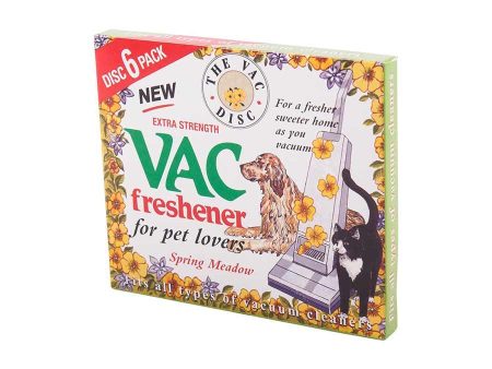 The Vac Disc Extra Strength Spring Meadow Vacuum Cleaner Freshener For Discount