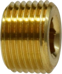 1 4  BRASS COUNTERSUNK HEX PLUG For Cheap