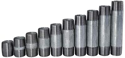 1  Assortment of 60 Galvanized Nipples Schedule 40 Set For Sale