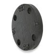 4  125 lb. Cast Iron Black Blind Flange For Discount