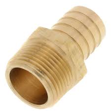 1  HOSE BARB x 1  MPT ADAPTER BRASS HOSE BARB FITTING For Cheap