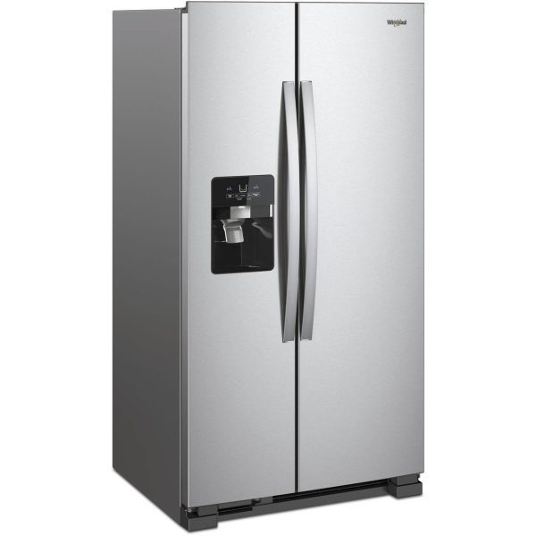 Whirlpool Réfrigérateur côte-à-côte de 36 po, 24,5 pi cu amovible avec distributeur externe de glaçons et d eau avec filtration d eau  EveryDrop™ WRS335SDHM Online now