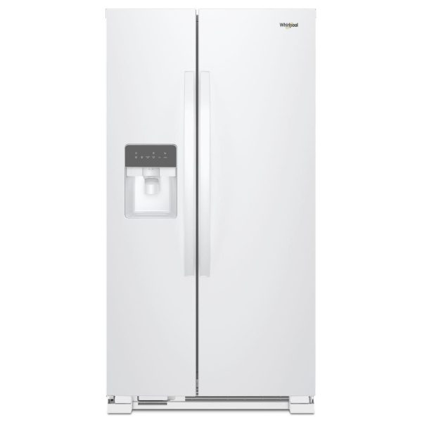 Whirlpool Réfrigérateur côte-à-côte de 36 po, 24,5 pi cu amovible avec distributeur externe de glaçons et d eau avec filtration d eau  EveryDrop™ WRS335SDHW Sale