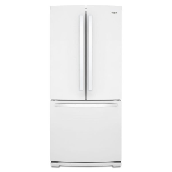 Whirlpool Réfrigérateur trois portes avec porte à deux battants amovible de 30 po 19,68 pi.cu. avec filtre à air FreshFlow™ WRF560SFHW For Sale